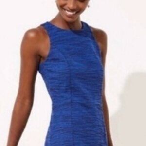 LOFT Royal Blue Sleeveless Mini Dress